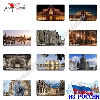 

Fridge magnet stiker Dresden Дрезден, Германия туристический Магнит на холодильник размером 40x70 мм.
