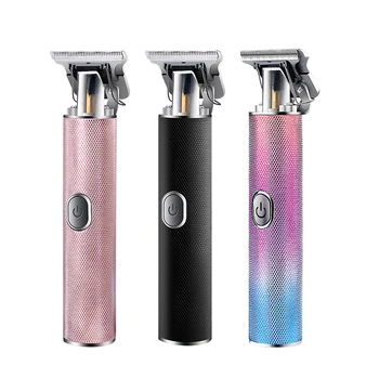 

Professional Barber Haircut Rechargeable hair Clipper Cordless Men Hair Cutting Machine Beard trimmer 0mm T-blade Hair clipper
