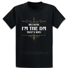 Футболка с надписью «Dungeon Master Dnd Dungeons And Dragon Inspired», летняя стильная уникальная S-5xl, новая рубашка