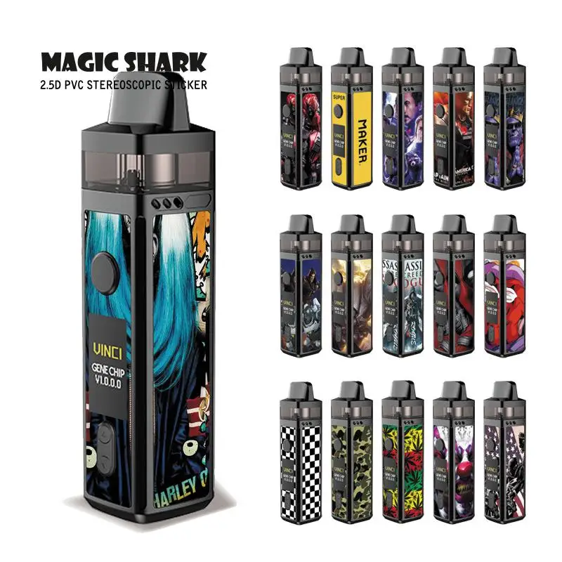 Волшебная Акула Джокер Харли Квинн наклейка фильм вейп для VOOPOO VINCI|Аксессуары| |