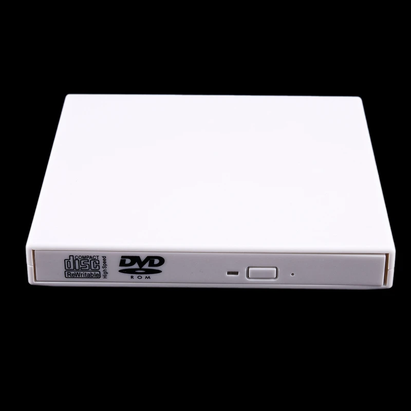 USB 2,0 внешний DVD Combo CD-RW привод CD+/-RW DVD rom для портативных ПК(белый