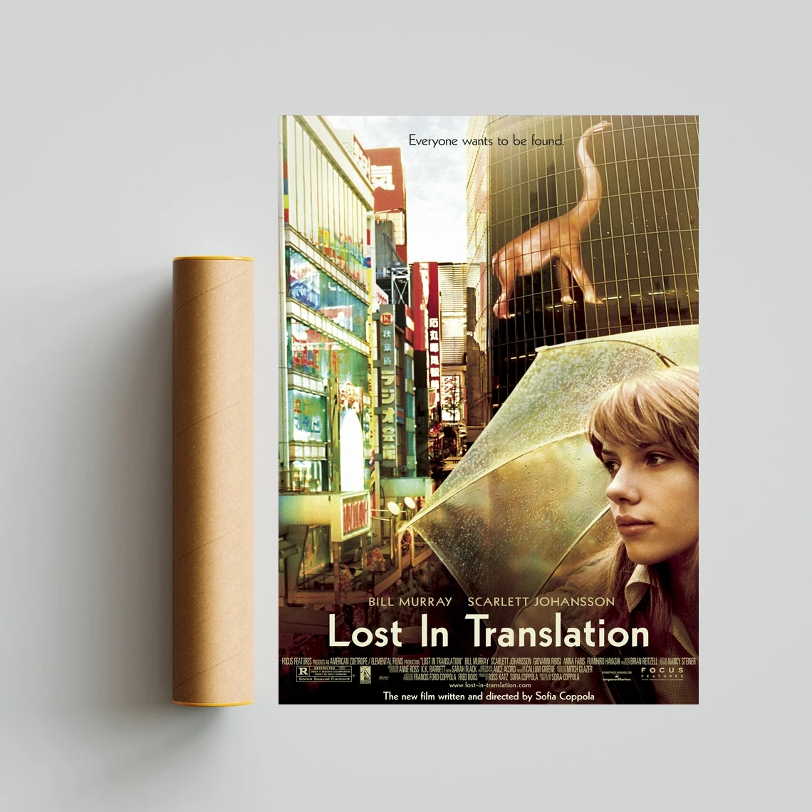 Lost in Translation Movie Poster Art Print Canvas Painting Wall Pictures  Living Room Home Decor (No Frame) - AliExpress, image size:1140x1140