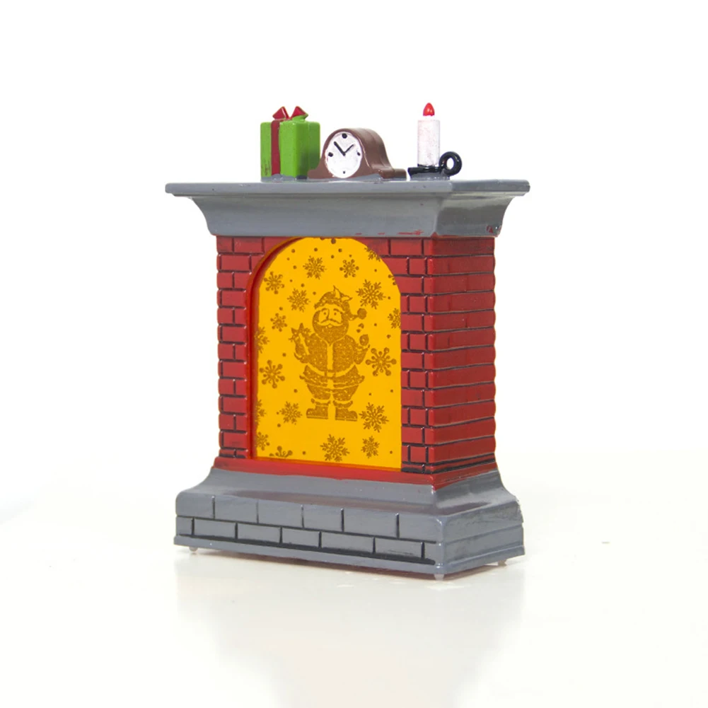 Christmas Home Letters Print Lightweight Festival Fireplace Ornament Table Decoration With Light Party Props Portable Pendent