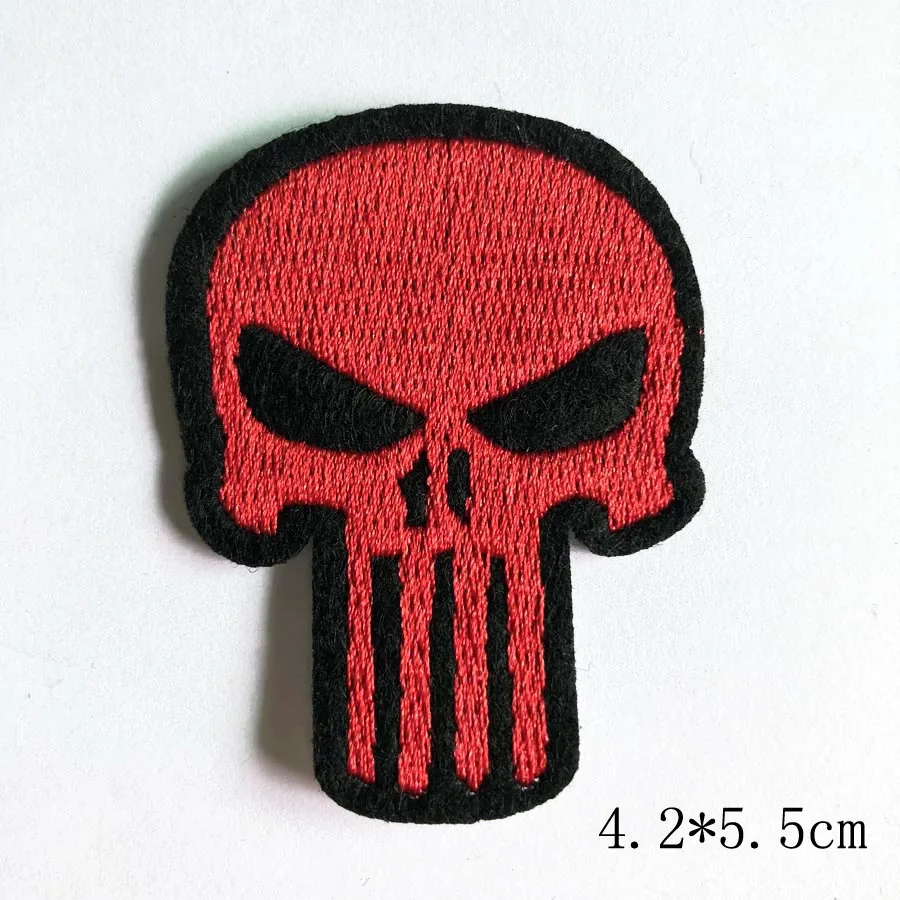 Skull Hand Cartoon Embroidered Iron-On Patch - DIY Apparel Accessory