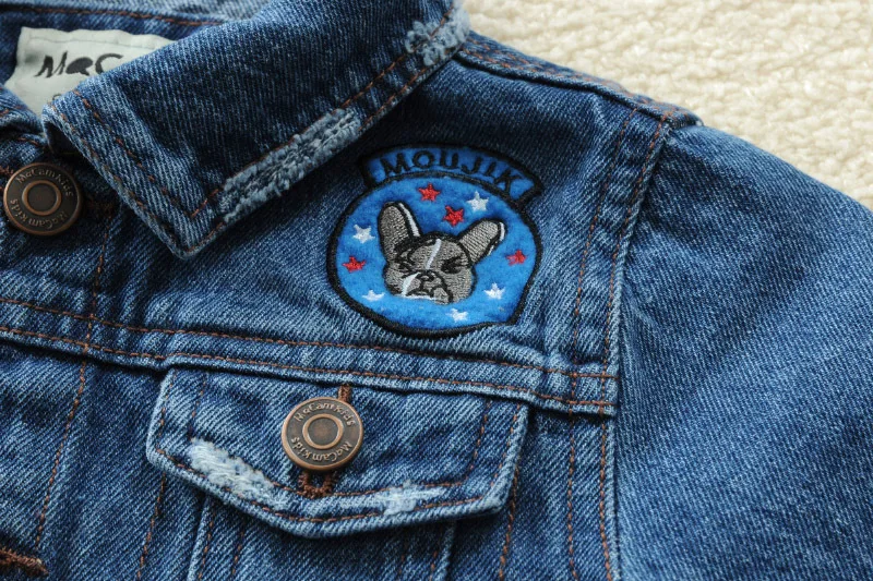 

2019 New Style Spring And Autumn Childrenswear BOY'S Cowboy Clothing Big Boy Europe And America Children Jeans Coat Tops Childre