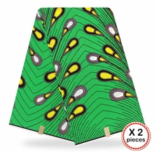 Анкара африканская ткань 12 ярдов Хлопок Нигерия стиль шитье Африканский Воск Печать Ткань Гана для свадебная одежда платье 91813