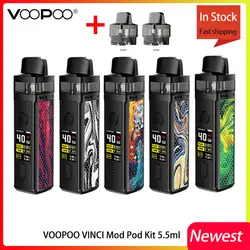 Испаритель Vape VOOPOO VINCI Mod Pod Kit 5,5 мл картридж 1500 мАч батарея подходит Ом PnP спиральная электронная сигарета vape pod kit