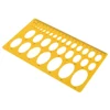 21cm/25cm Ellipse Drafting Drawing Stencil Mechanical Ruler Oval Round Template ► Photo 2/6