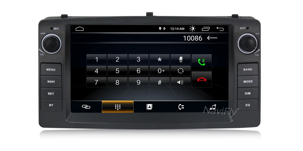 Sale DSP 2 din Android 9.0 car dvd player For Toyota Corolla E120 BYD F3 multimedia player stereo GPS radio navigation RDS DVR 56