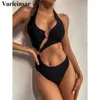 2022 Sexy Halter Asymmetric One Shoulder One Piece Swimsuit Women Swimwear Female Bather Bathing Suit Swim Lady Monokini V2660 ► Photo 1/6