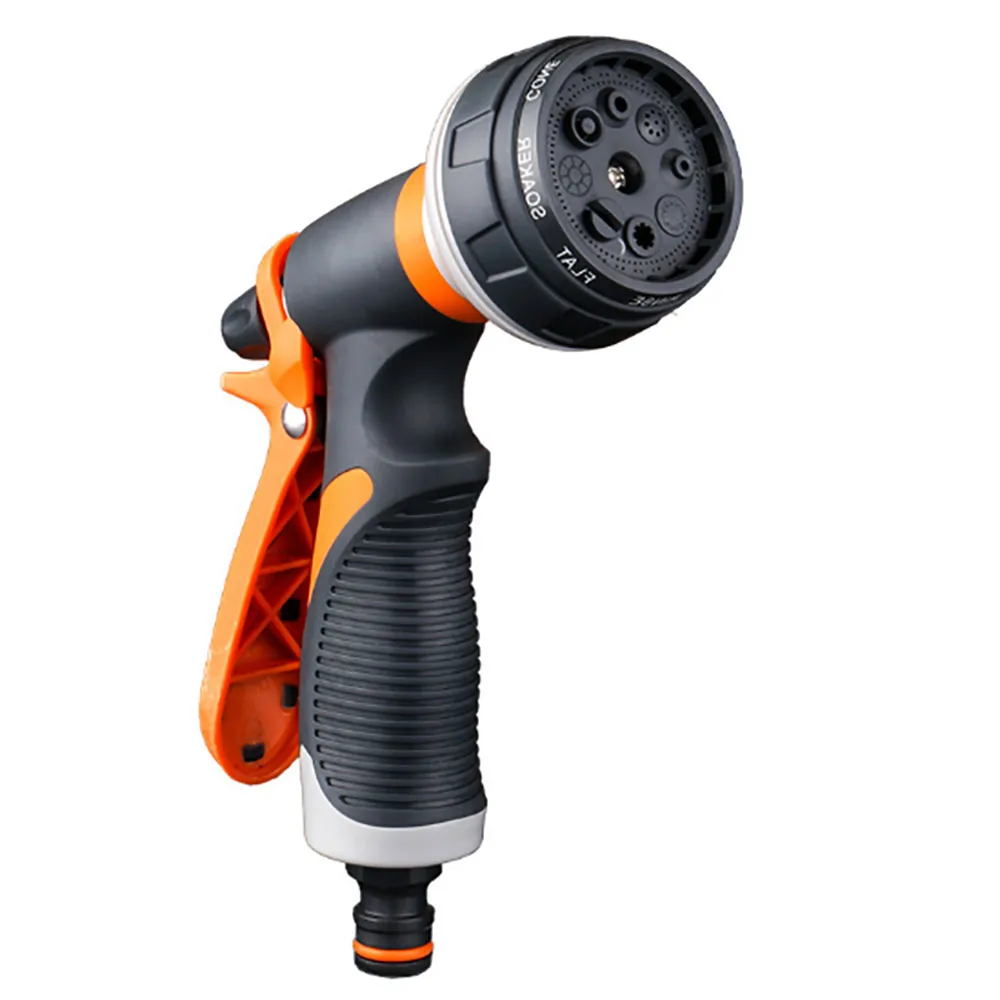 Garden Water Gun Watering Gun Hose Nozzles Adjustable Water Gun Lawn Hose Multifunction Garden High Pressure Sprayer