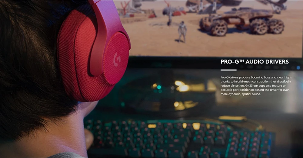 de ouvido com fio gamer com microfone para pc ps4 xbox vr