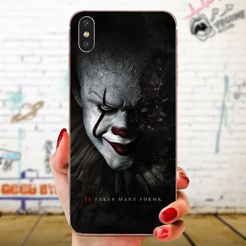 Для Apple iPhone 4 4S 5 5C 5S SE SE2 6 6S 7 8 11 Plus Pro X XS Max XR Тонкий силиконовый чехол клоун