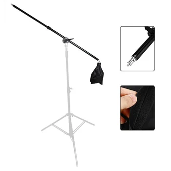 

75 -135CM Photo Studio Kit Light Stand Cross Arm With Weight Bag Photo Studio Accessories Extension Rod Photography Supplies