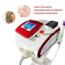 

Non-Invasive Picosecond Laser Tattoo Removal 532/1064/1320nm Trip Wavelengths Spot Birthmark Removal Black Doll Beauty Machine