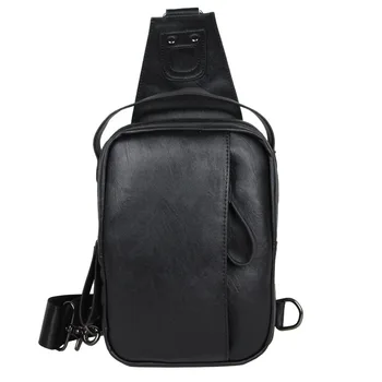 

Men Chest Bag Fashion Men New Style Leather Casual Cross-body Rides Luggage One-Shoulder Handbag