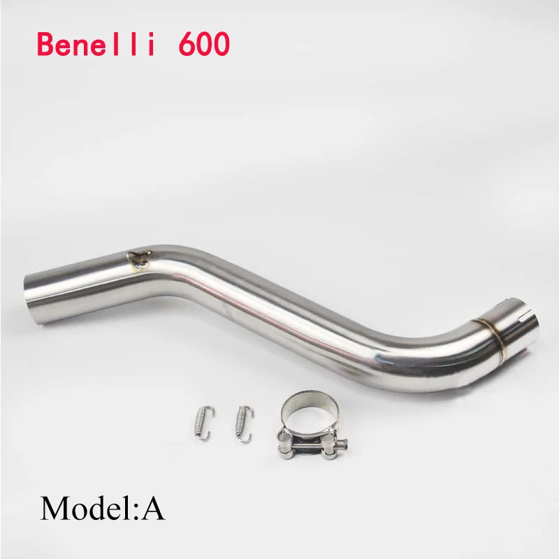 Для Benelli600 выхлопная система труба средняя связь Соединительная труба мотоцикл 51 мм из нержавеющей стали вентиляционная труба скольжения на мото побега