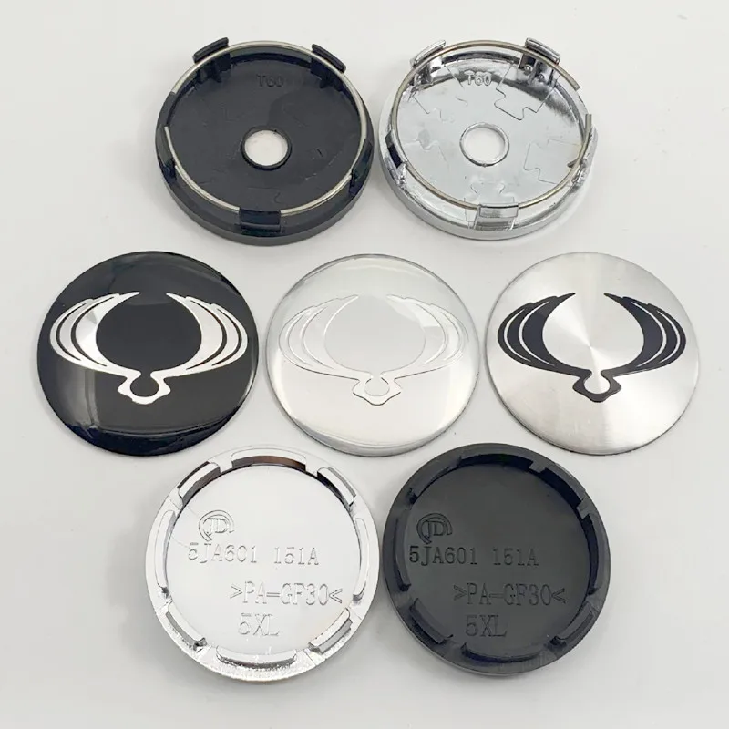 4pcs 56mm 60mm 3D SsangYong Car Logo Wheel Center Cap Rim Badge Covers Decal Refit Decoration Emblem Sticker Auto Accessories |