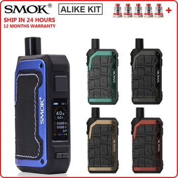 

NEW! Original SMOK Alike Vape Pod Kit 40W E Cigarette 5.5ML Cartridge 1600mah battery with RPM RGC RBA Coil VS Fetch Pro RPM80
