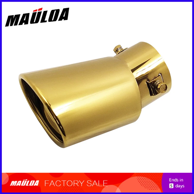 

Modified car corolla exhaust tube sleeve tail throat car modified accessories tuhao gold muffler