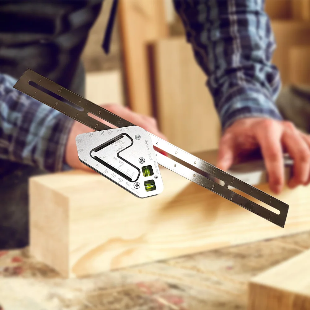 

Gauges Home Triangle Ruler Clear Scale Measuring Professional Tool Accessories Manual Small Protractor Multi Function Wood Work