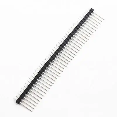 50 PCS 1*40 40Pin 2.54mm 19mm Long single row Male Breakable Pin Header diy electronics
