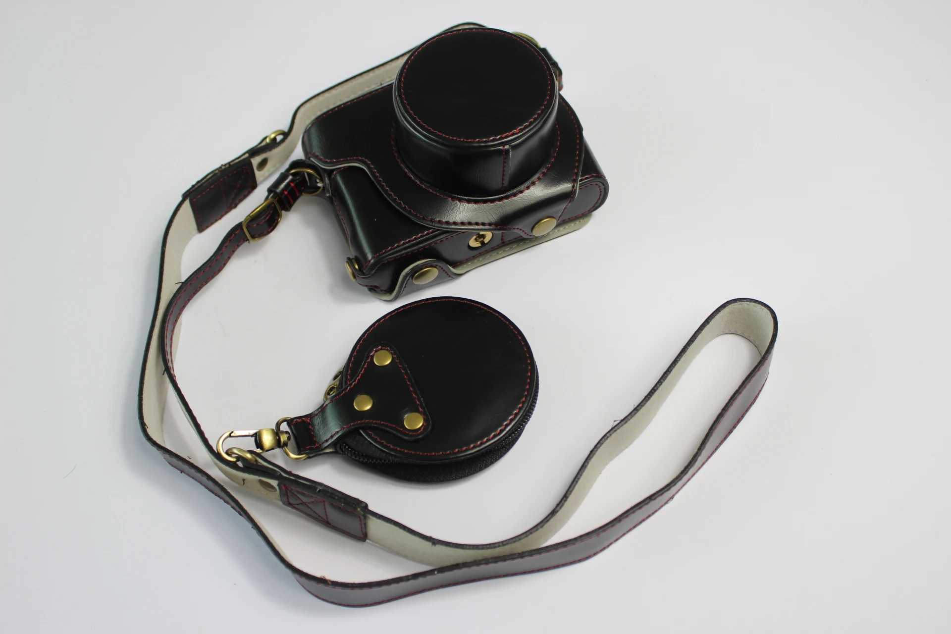 Роскошный чехол для камеры из искусственной кожи, защитный чехол для Leica D-LUX7 D7 Typ 109 с ремешком, мини-Чехол, открывающийся аккумулятор напрямую
