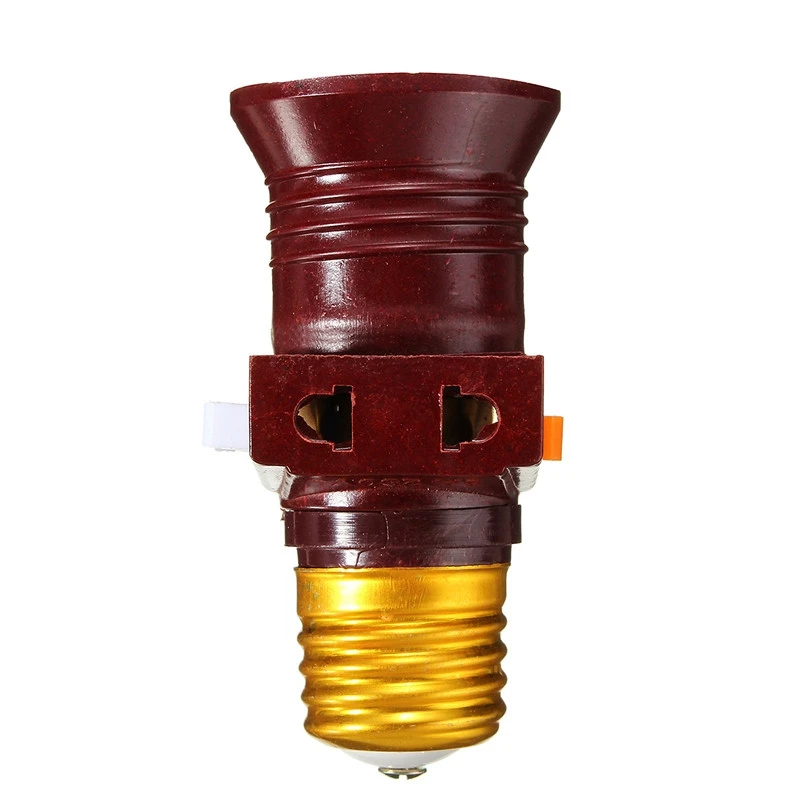 110-250V E27 Screw Bulb Holder Convert To Switch Lamp Socket LED Bulb Adapter Lighting Support