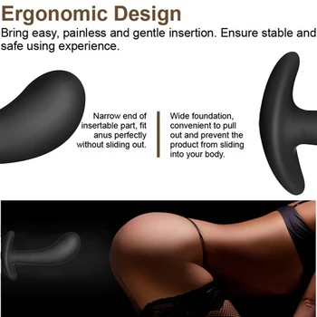 Anal Butt Plug Bullet Vibrator Prostate Massager Adults Anal Plug Mini Erotic Vagina Balls Sex Toys for Women Men Couples
