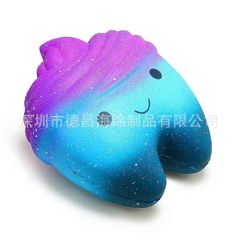 

Hot Selling Squishy Model Star Teeth Pu Memory Foam Decompression Toy