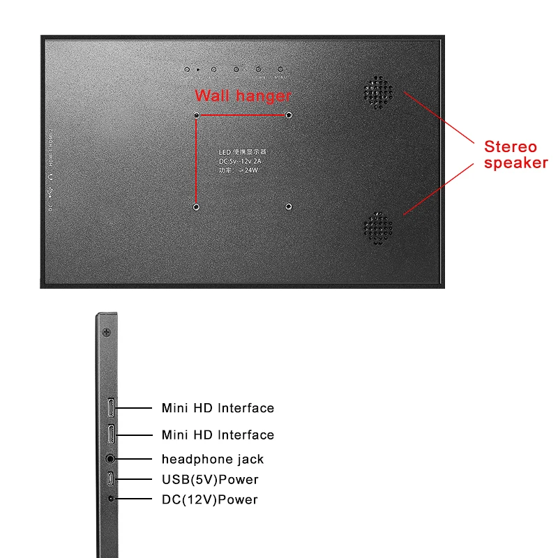 Монитор 13 3 дюйма монитор 2K 2560x1440 сенсорный экран 1080P игровой HDMI ПК для Raspberry Pi PS3
