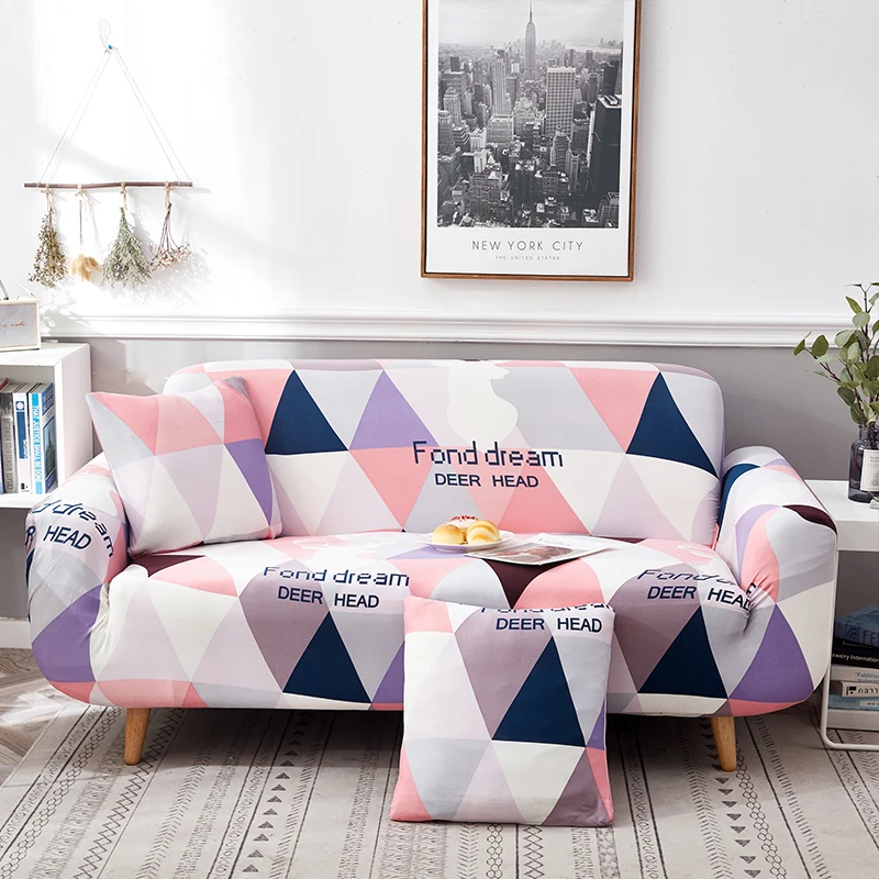 

Stretch Slipcovers Sectional Elastic Stretch Sofa Cover for Living Room Couch Cover L shape Armchair Cover Single/Two/Three seat