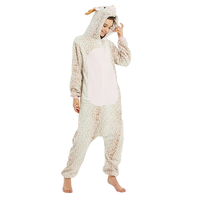 Пижамы в виде единорога для взрослых; зимняя одежда для сна; пижамы в стиле кугуруми; пижамы в виде панды; женские комбинезоны; костюм Минни Маус; комбинезон; пижамы