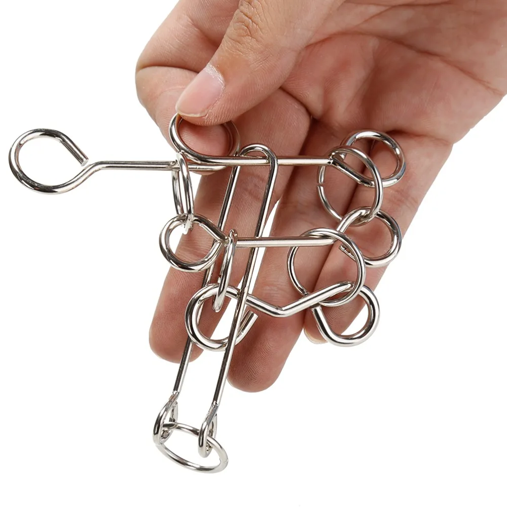 Волшебная Metal Ring Puzzle SolutionAlloy развивающие игры терпения практики мульти-образный