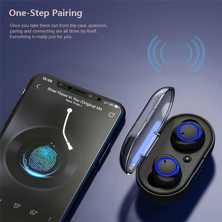 W12 TWS Touch 5.0 Bluetooth Earphone True Wireless Earphones Bluetooth Sport Stereo Headsets Handsfree Earbuds HiFi Headphones