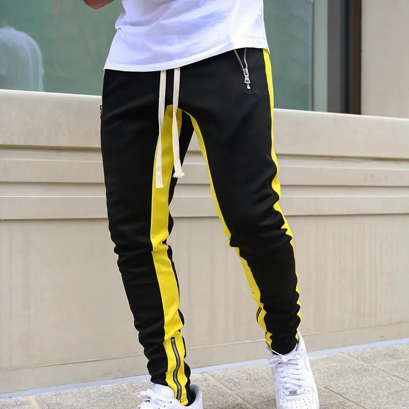 2020 Fashion Streetwear Sweatpants Joggers Causal Sportswear Zippper Pants Casual Men s Hip Hop Sweatpants Trousers 5