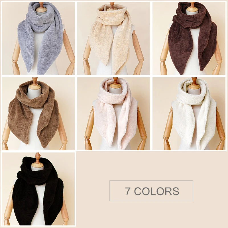 Sparsil, женский зимний шарф из овечьей шерсти, корейский, милый, Пашмина, шаль, осенняя, женская, теплая, утолщенная, одеяло, шарфы, 190X23 см