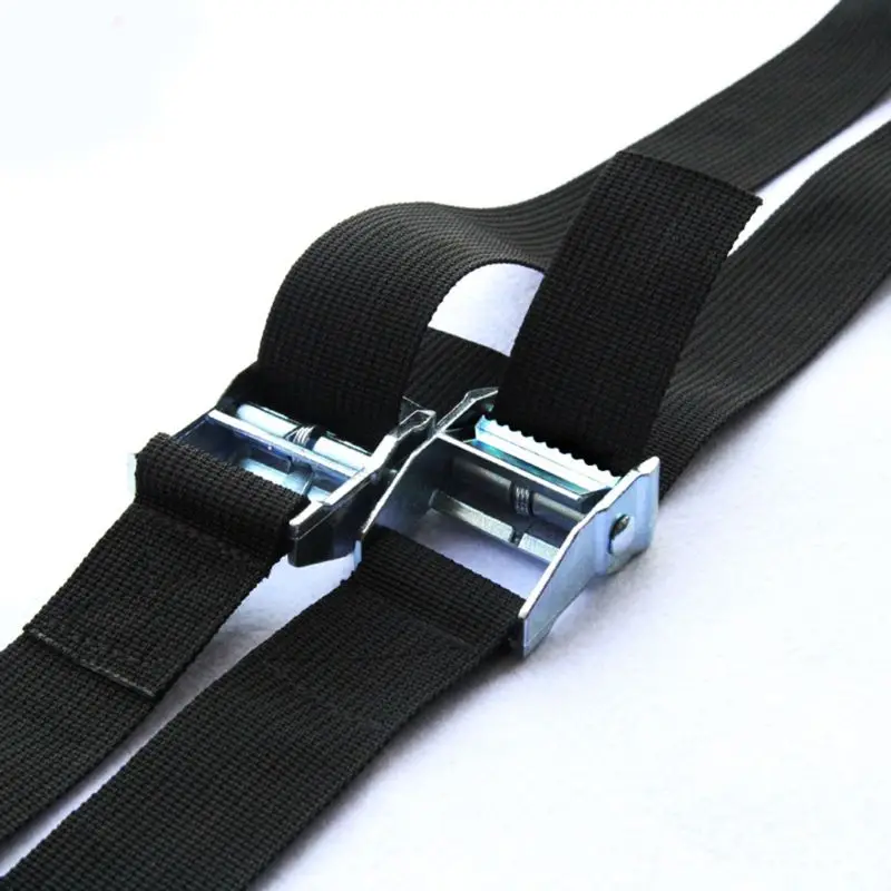 New 1M Buckle Tie-Down Belt Cargo Straps For Car Motorcycle Bike With Metal Buckle Tow Rope Strong Ratchet Belt