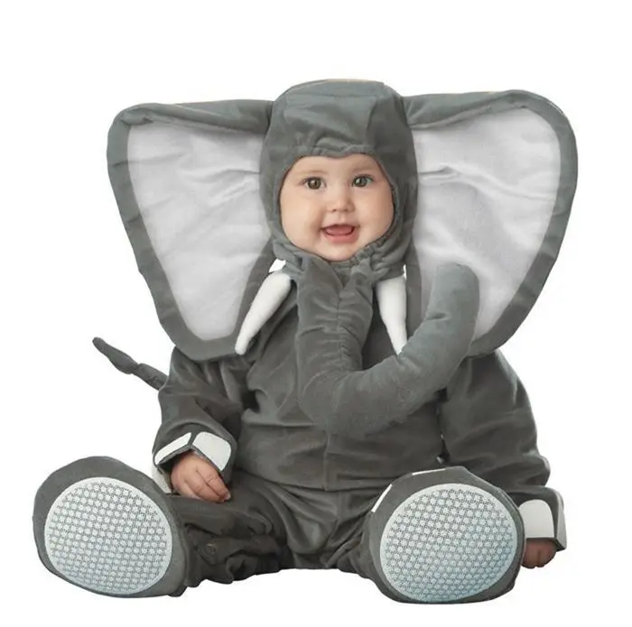 Baby Boys Girls Elephant Cartoon Animals Cosplay Costumes Kid Christmas Halloween Jumpsuit Newborn Infant Photography Prop Baby Boys Girls Elephant Cartoon Animals Cosplay Costumes Kid Christmas Halloween Jumpsuit Newborn Infant Photography Prop