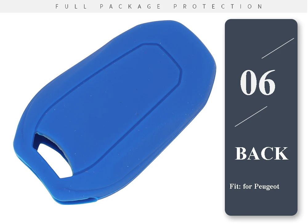 Keyforkess 50pcs Car Styling custodia in Silicone con telecomando per telecomando per Citroen C3 C4 C4L C5 DS 3008 5008 accessori - H7f294bec0106411badcb3997aef18074D