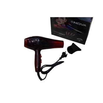 

Фен для волос nova 6133 тёмно-красный 2000W
