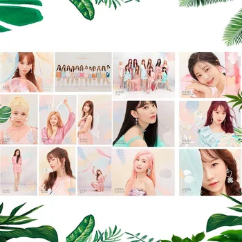 

14 Pcs/Pack IZ*ONE IZONE New Mini Album BLOOM*IZ COLORIZ LOMO Card Set Photo Card PVC Crystal Card Stickers For Bus Student Card