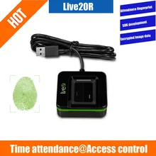 Lector de huella dactilar, escáner USB biométrico con Sensor de huella dactilar, compatible con Windows, Android, Zk9500 o Live20R, ZK live20R