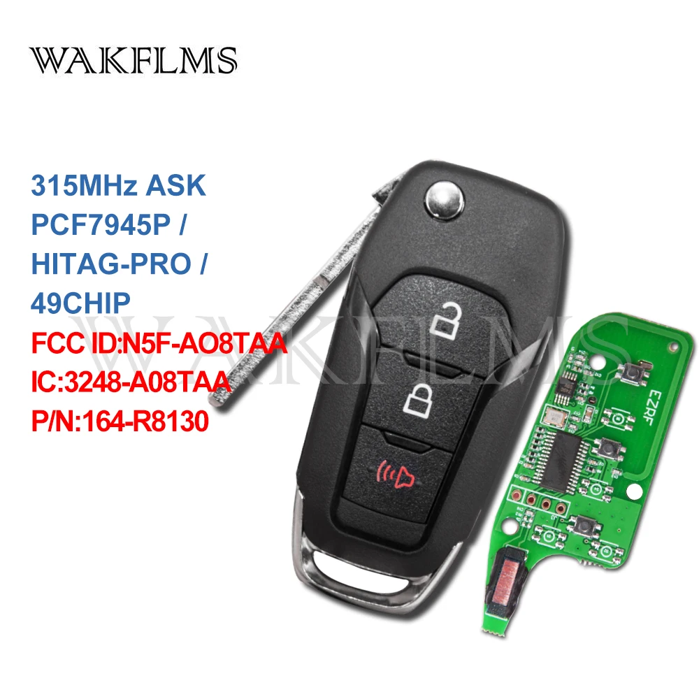 3btn дистанционный Автомобильный ключ 315 МГц для Ford F150 F250 F350 EXPLORER 2015 2019 с системой