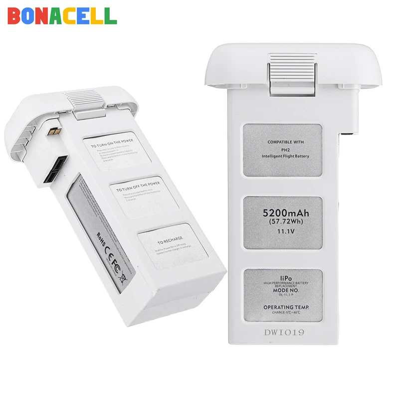 Intelligent Flight 3S Spare Lipo Battery 11.1V 5200mAh For DJI Phantom 2 Vision