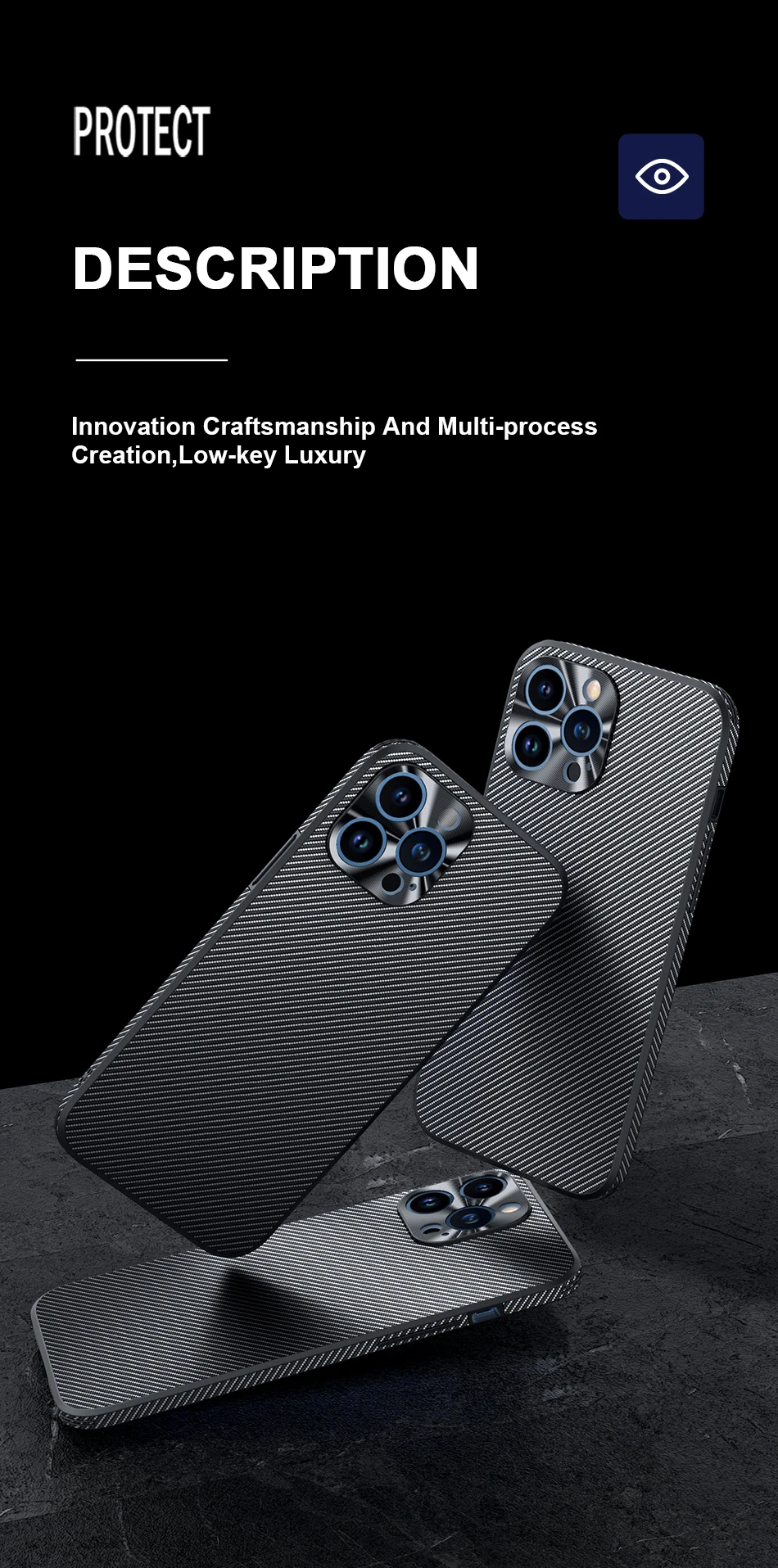 JUESHITUO Original  iPhone 13 12 11 Pro Max Mini Karbon Carbon Case 360 Full Protective Back Cover Phone Case Honor 50 Lite iphone 13 pro max case