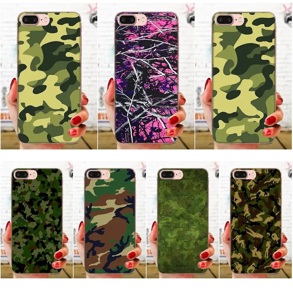 Зеленый Армейский Камуфляж для Apple iPhone 4 4S 5 5C 5S SE SE2 6 6S 7 8 11 Plus Pro X XS Max XR мягкий чехол