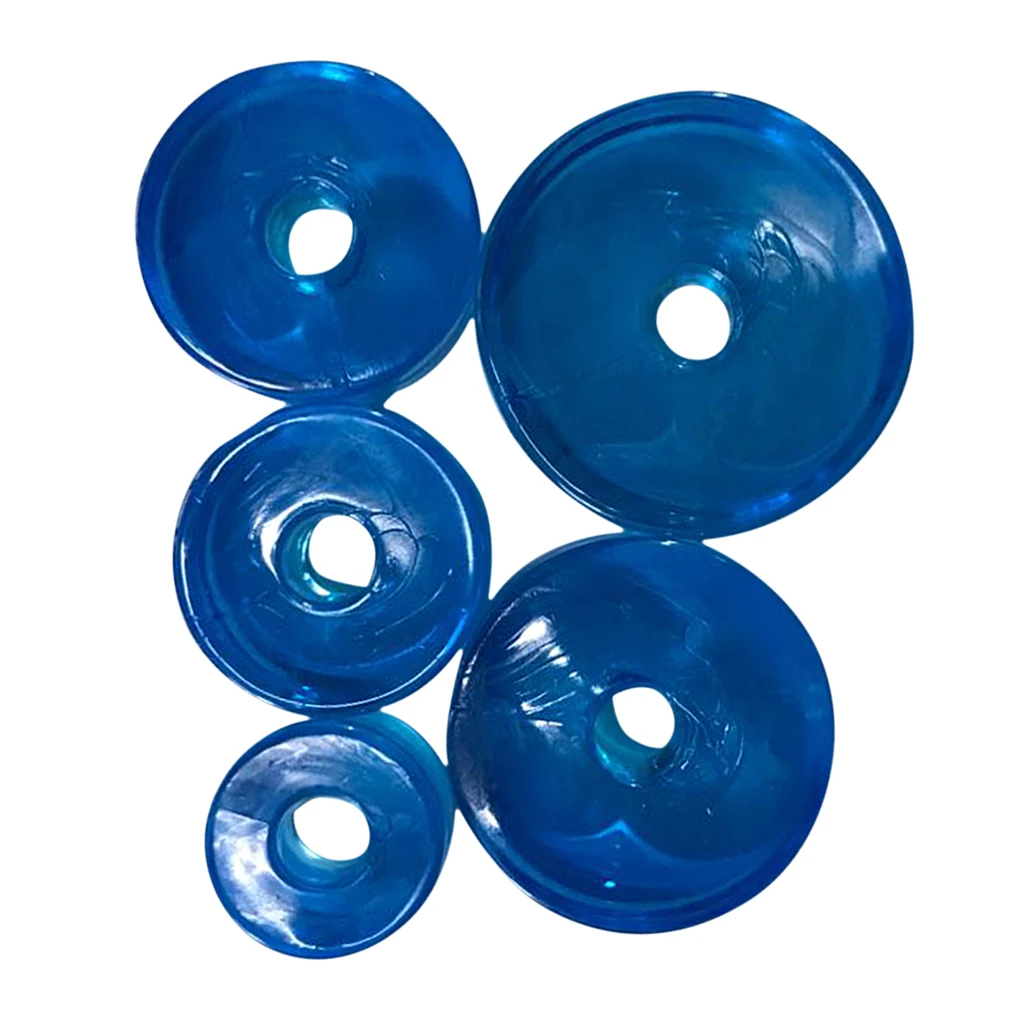 

5pcs Blue Rubber Cushion Mixed Size 19/25/27/31/35mm Watch Movement Holder