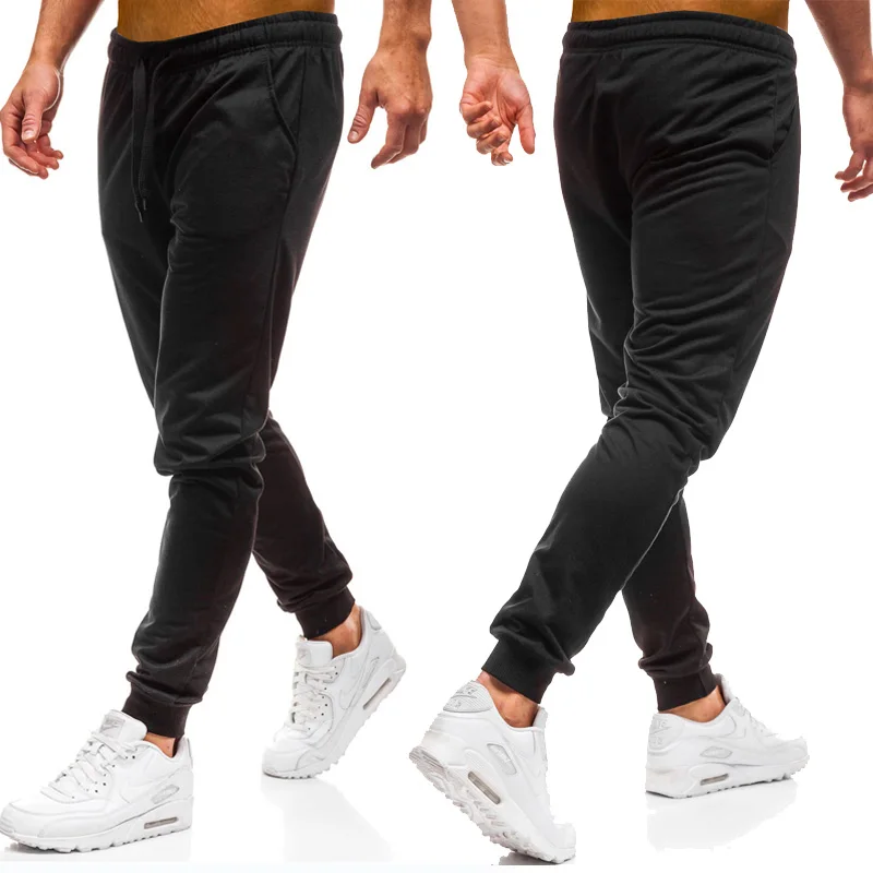 Мужские Slim Fit костюм Спортивная узкие спортивные штаны для бега тренировочные штаны брюки для девочек