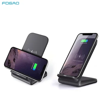 

FDGAO Qi Wireless Charger 15W Quick Charge For iPhone 11 Pro XS Max XR X 8 Samsung S9 S10 Fast Wireless Charging Stand Adapter